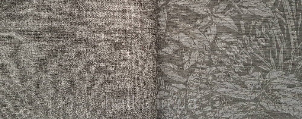 Шпалери вінілові на флізеліні AS creation Amber метрові однотонні під тканину ефект розмитості матові чорні Київ - фото 2