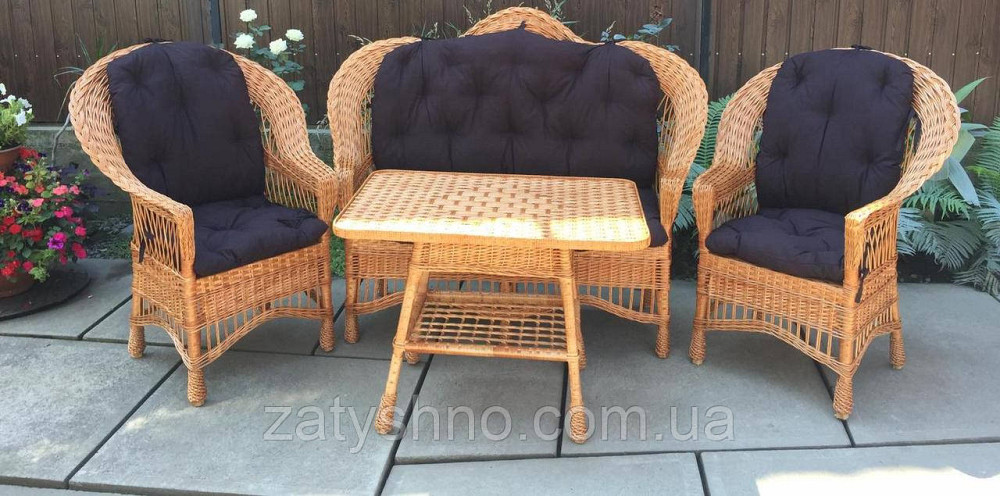 Комплект плетених меблів | Київ - фото 1
