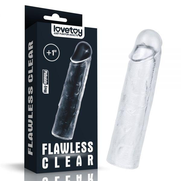 Насадка без вібрації Add 1" Flawless, Clear Sex Aura Київ - фото 2