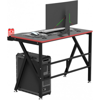Компьютерный стол GT Racer T-1218 Black (T-1218 (120x60x73) Black) Винница - изображение 3