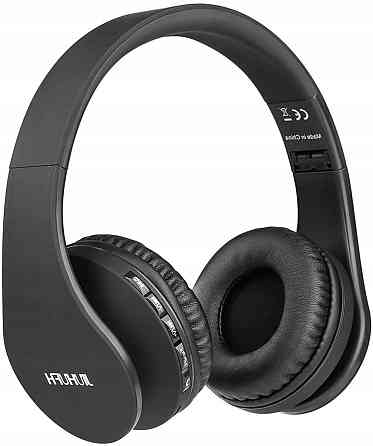 Беспроводные / Проводные Наушники bluetooth fm mp3 до 12 часов работы Jiuhufh (LH-811) Black Нововолынск