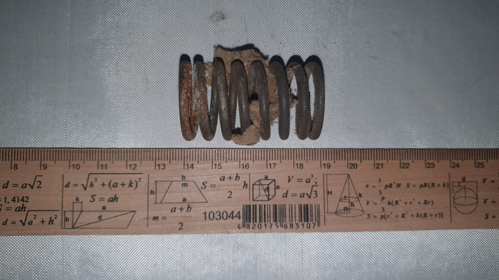 Пружина сжатия 26.8х45х3.2 мм. СССР. Харьков - изображение 2
