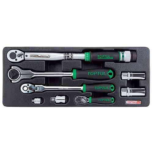 Набір трещеток в ложементі 8 од. TOPTUL GCAT0803 Одеса