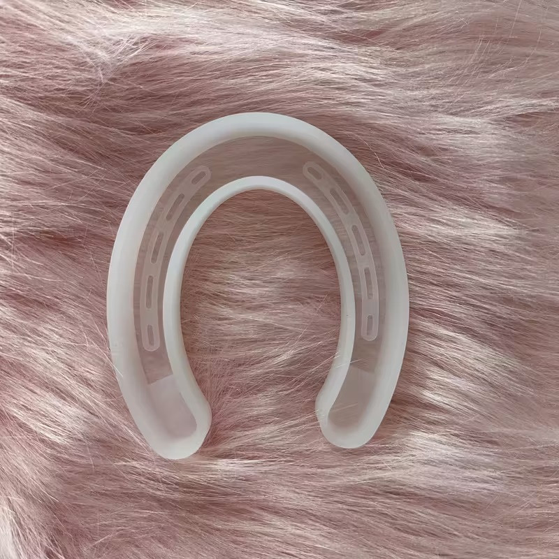 Силиконовая форма-подкова для свечей, смолы и гипса — белая Киев - изображение 4