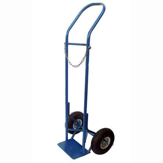 Тележка для баллона ТКК-260КНД –металлическая ручная тележка с пневмоколесами 260 мм грузоподъемность до 150кг Харьков