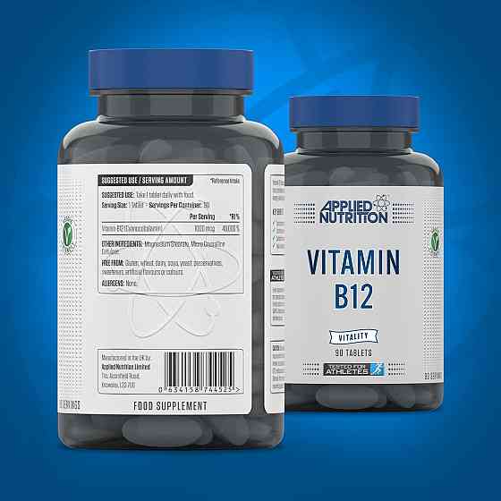 Вітамін B12 Applied Nutrition VITAMIN B12 90 VCAPSULES Луцьк