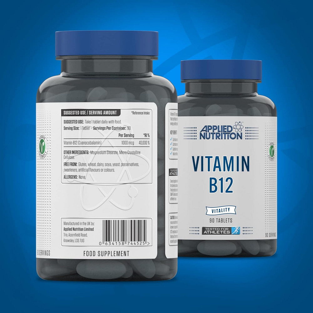 Вітамін B12 Applied Nutrition VITAMIN B12 90 VCAPSULES Луцьк - фото 2