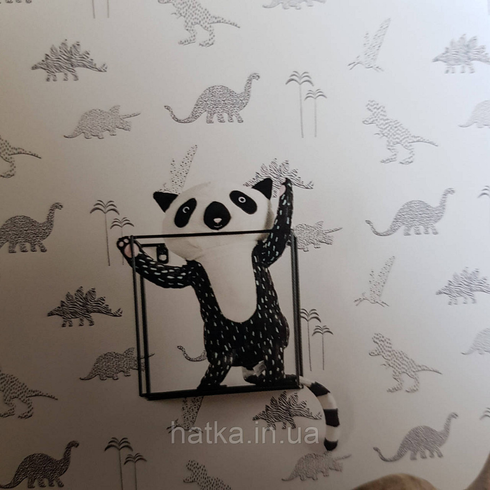 Шпалери флізелінові BN Doodleedo 0,53 х 10 м дитячі динозаври зелені на білому Київ - фото 1