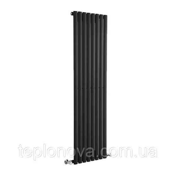 Дизайнерский радиатор 1500/472 (мм) чёрный мат IDEALE ADELE (боковое подключение) 11 8/1500/472 Черновцы