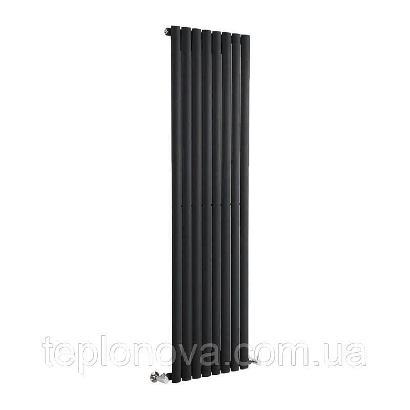 Дизайнерский радиатор 1500/472 (мм) чёрный мат IDEALE ADELE (боковое подключение) 11 8/1500/472 Черновцы - изображение 1