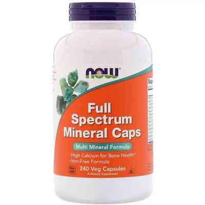 Мінерали Now Foods Мультимінерали повного спектру, Full Spectrum Minerals, 240 (NOW-01545) Вінниця