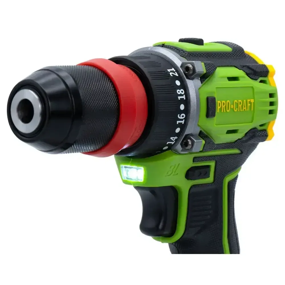 Безщітковий акумуляторний шуруповерт Procraft PA18Pro в кейсі універсальний акумуляторний шуруповерт 1 батарея 2А·год 20В Львів - фото 4