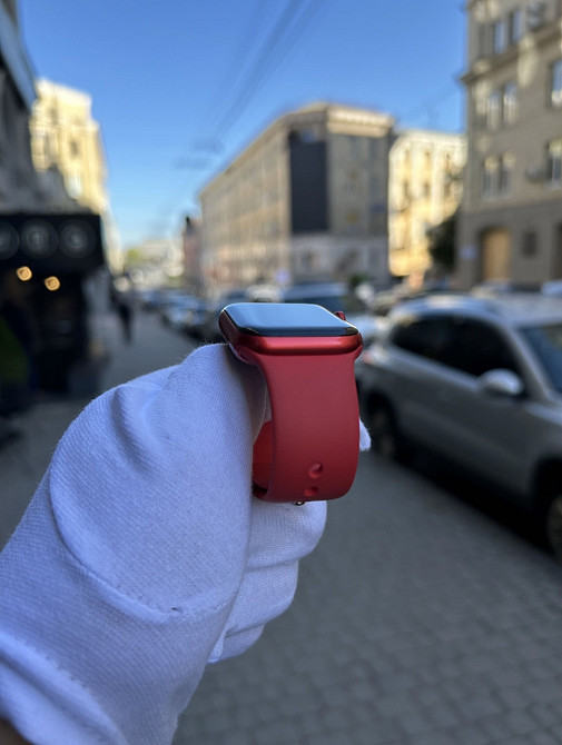 Apple Watch 6 40mm.Product Red 100% батарея. Киев - изображение 4