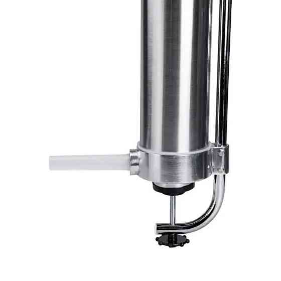 Вертикальный шприц для колбасы 2.5 л из нержавеющей стали шприц колбасный 4 насадки 16788-6 Киев