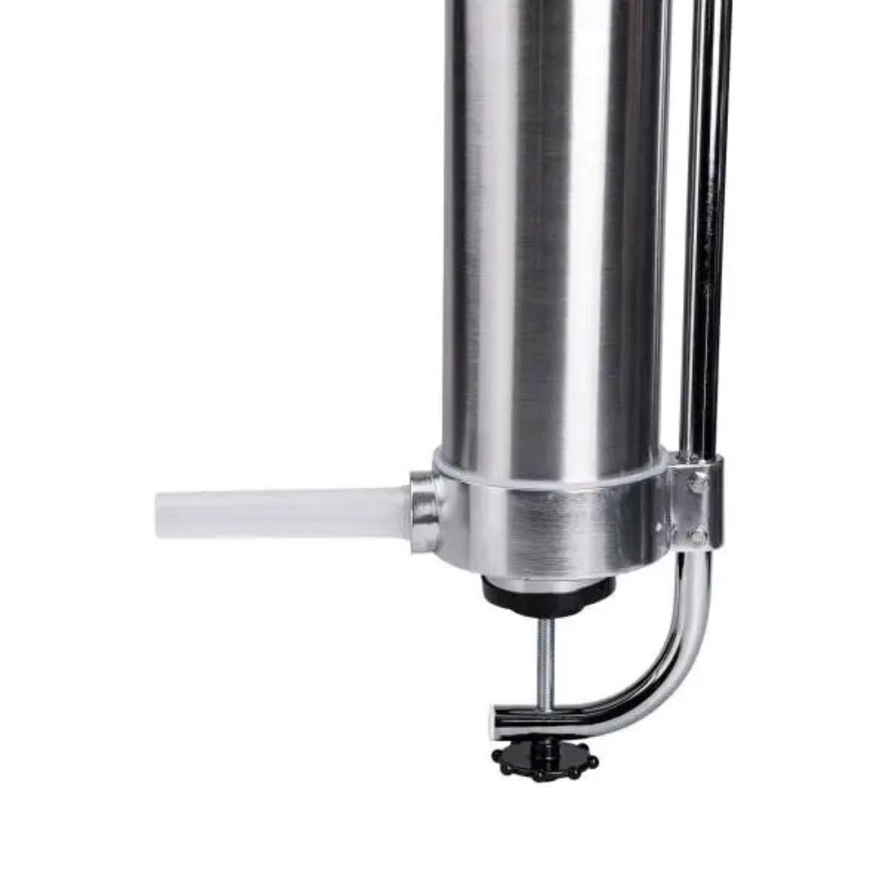 Вертикальний шприц для ковбаси 2,5 л з нержавіючої сталі шприц ковбасний 4 насадки 16788-6 Київ - фото 5