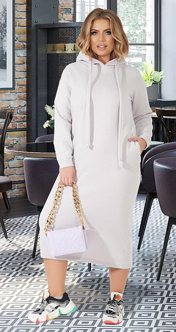 Тёплое длинное платье с начёсом (54-56) Киев - изображение 2