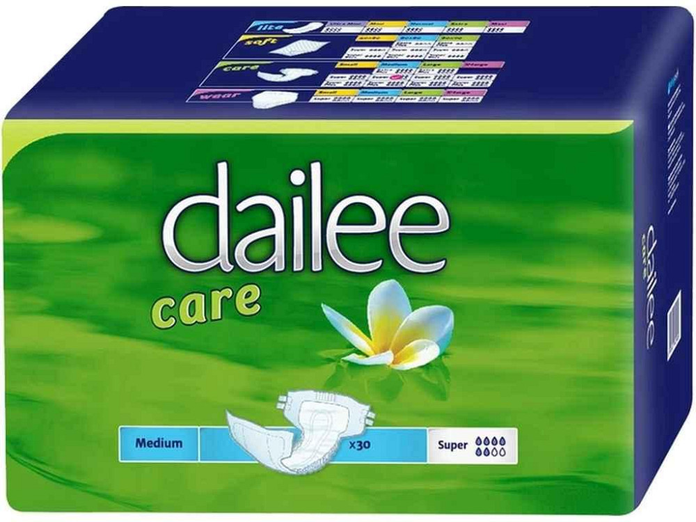 Підгузки для дорослих Super 30шт дихаючі Mediu ТМ Dailee Care Київ - фото 1