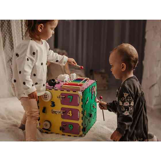 Развивающая игрушка Бизикуб Temple Group TG200123 30х30х30 см Разноцветный Винница