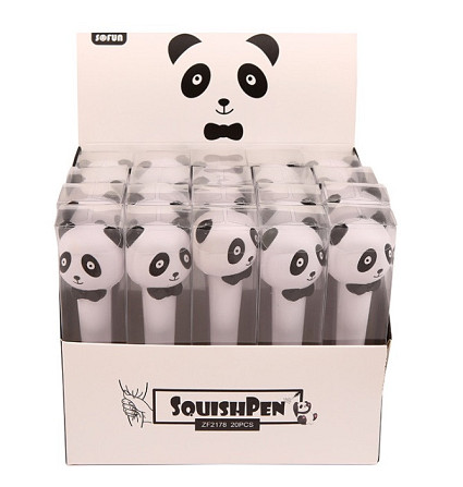 Набір ручок масляних Bookopt 0.7 мм BP5029 Squishy Panda (2шт) Кам'янське - фото 9