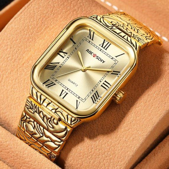 Часы мужские наручные Aocasdiy Vintage (Золотистый) Винница - изображение 3