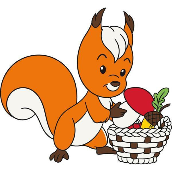 Детская раскраска ArtCraft Белочка 25х30 см (15079-AC) Харьков - изображение 3