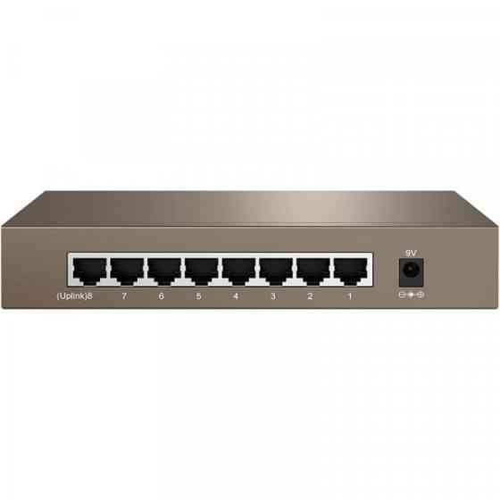 Комутатор TENDA TEG1008D 8port 10/100/1000 BaseTX, desktop, метал (TEG1008D) Київ