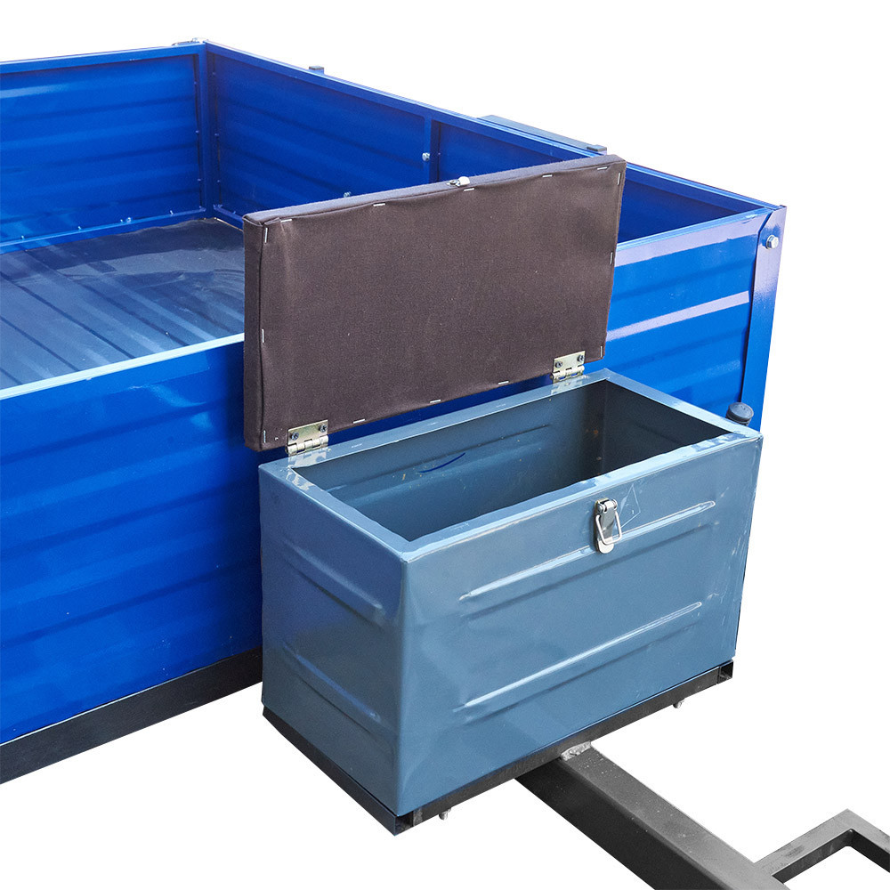 Причіп до мотоблока ТМ «ШИП» розбірний 120×100×38 см, під жигулівську маточину, без коліс, з сидінням Харків - фото 10