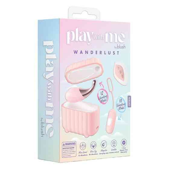 Набор вибраторов Blush Play With Me с пуьтом и кейсом, розовый, 2 шт Sex Aura Киев