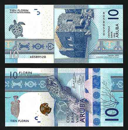 Аруба / Aruba 10 florin 2019 Pick 21 UNC Полтава