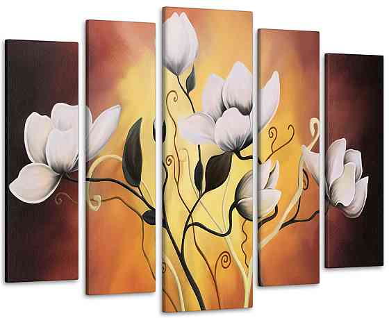 Модульна картина Квіти Абстракція Art-219_5 Київ