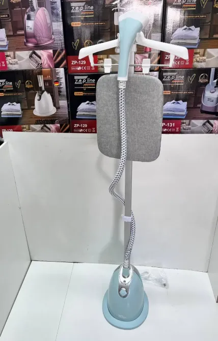 Kemei Голубой Отпариватель вертикальный для одежды со стойкой Zepline ZP-130 3000W Коломия - фото 1