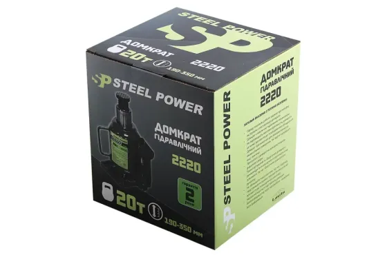 Домкрат гідравлічний 20 т 190-350м Steel Power Вінниця