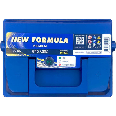 Акумулятор автомобільний NEW FORMULA PREMIUM 65Ah Ев (-/+) (640EN) (5652304249) Вінниця - фото 2