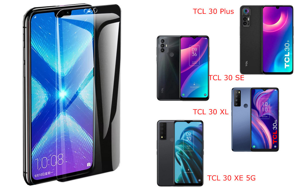 Защитное стекло NeoGlass для TCL 30 Plus, TCL 30 SE, TCL 30 XL, TCL 30 XE 5G – ультрапрозрачное и устойчивое Киев - изображение 2