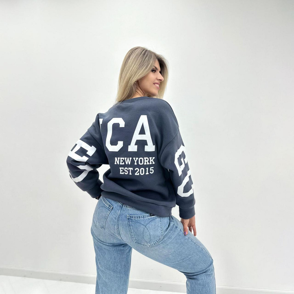 Жіночий утеплений батник "Noise" оптом | Батал Графіт, 50-52 Київ - фото 1