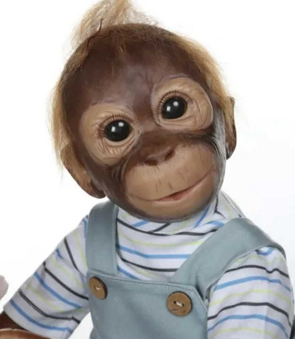 Реалистичная Кукла Реборн Обезьяна Мальчик Бинго 52 см. Харьков - изображение 1