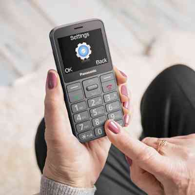 Мобільний телефон Panasonic KX-TU160 Grey (KX-TU160EXG) Вінниця