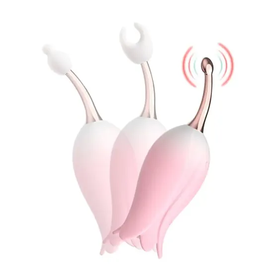 Ультразвуковий вібратор для клітора Otouch Bloom Ultrasonic Clitoris, 3 насадки Львів