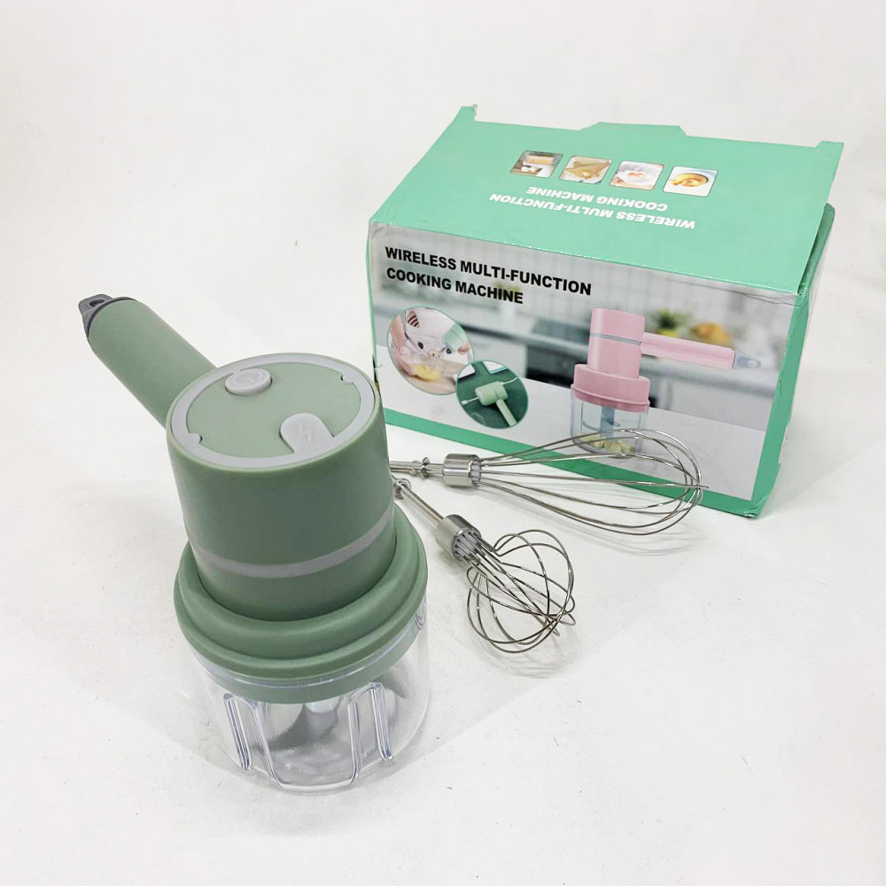 Ручной беспроводной миксер-измельчитель 2 в 1. Цвет: зеленый OH-95 Львов - изображение 7