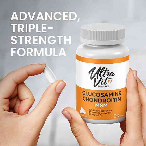 ULTRAVIT Glucosamine Chondroitin MSM 90 tab Луцьк