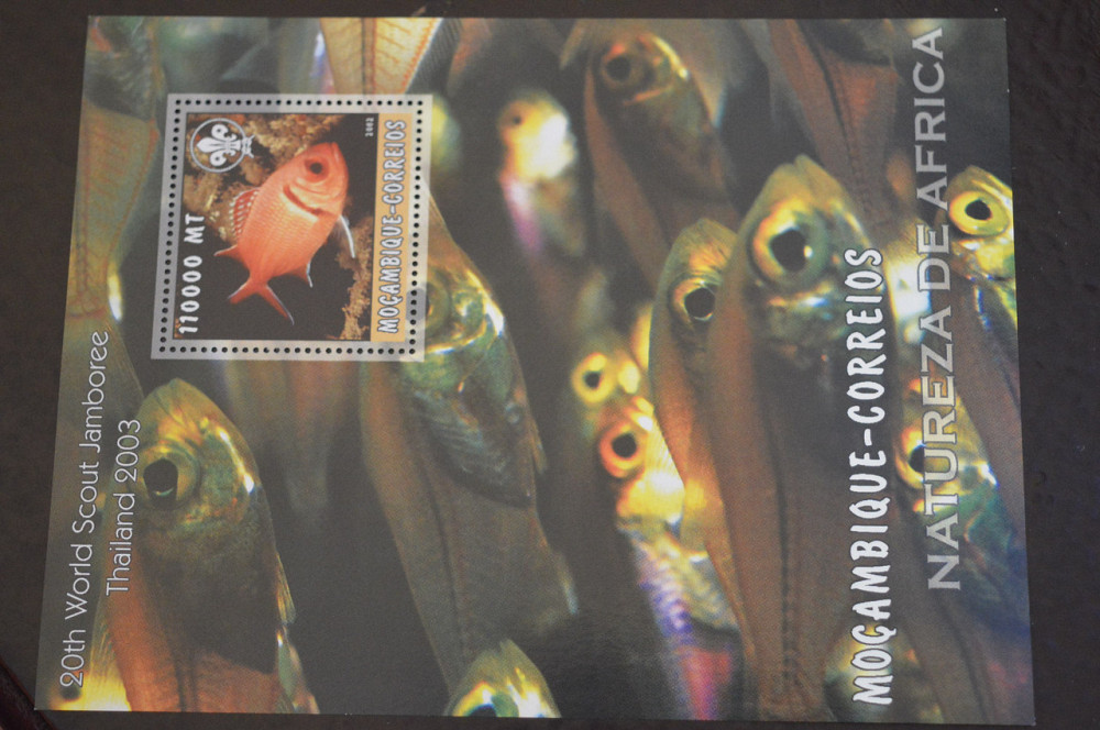 Мозамбик. Фауна. Блок. 2015 год (В-7) Полтава - изображение 1