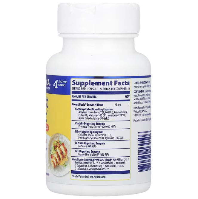 Ферменты и пробиотики Enzymedica Digest Basic + Probiotics 30 капс Киев - изображение 2