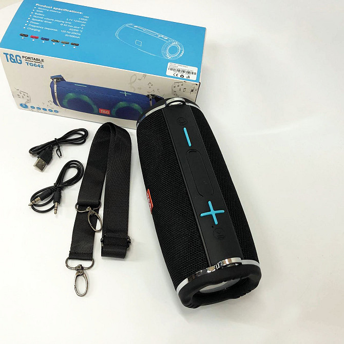 Колонка портативная с радио блютус TG642, Портативная Bluetooth колонка AUX для пк CS-66 Львов - изображение 7