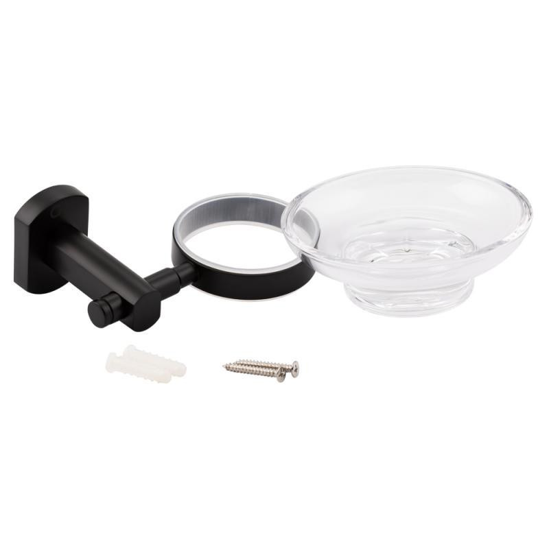 Мильниця для ванни Qtap Liberty BLM 1159 чорна Київ - фото 3