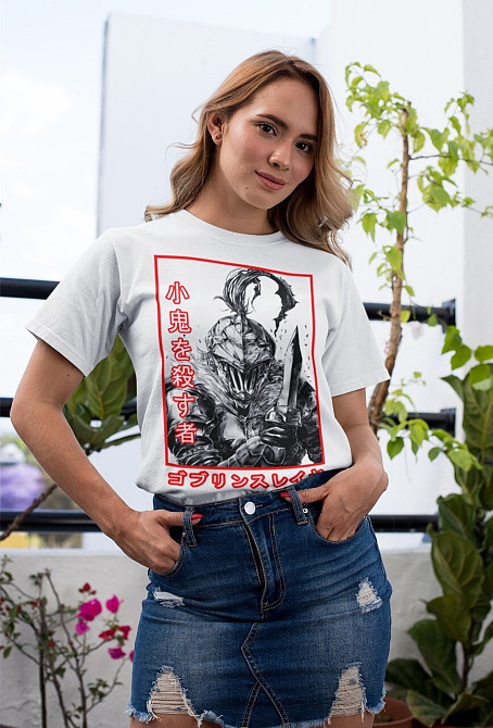 Футболка з аніме принтом Гоблін Слайер Аніме Манга оверсайз (S/M/L) Чорний AnimeJ0067 Дніпро - фото 1