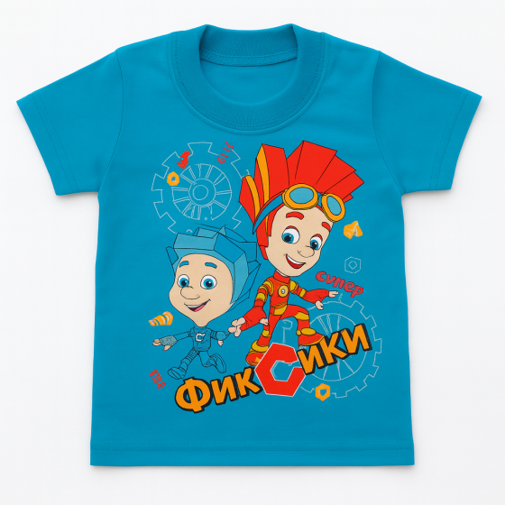 Футболка дитяча для хлопчика 81-87 см блакитний Київ