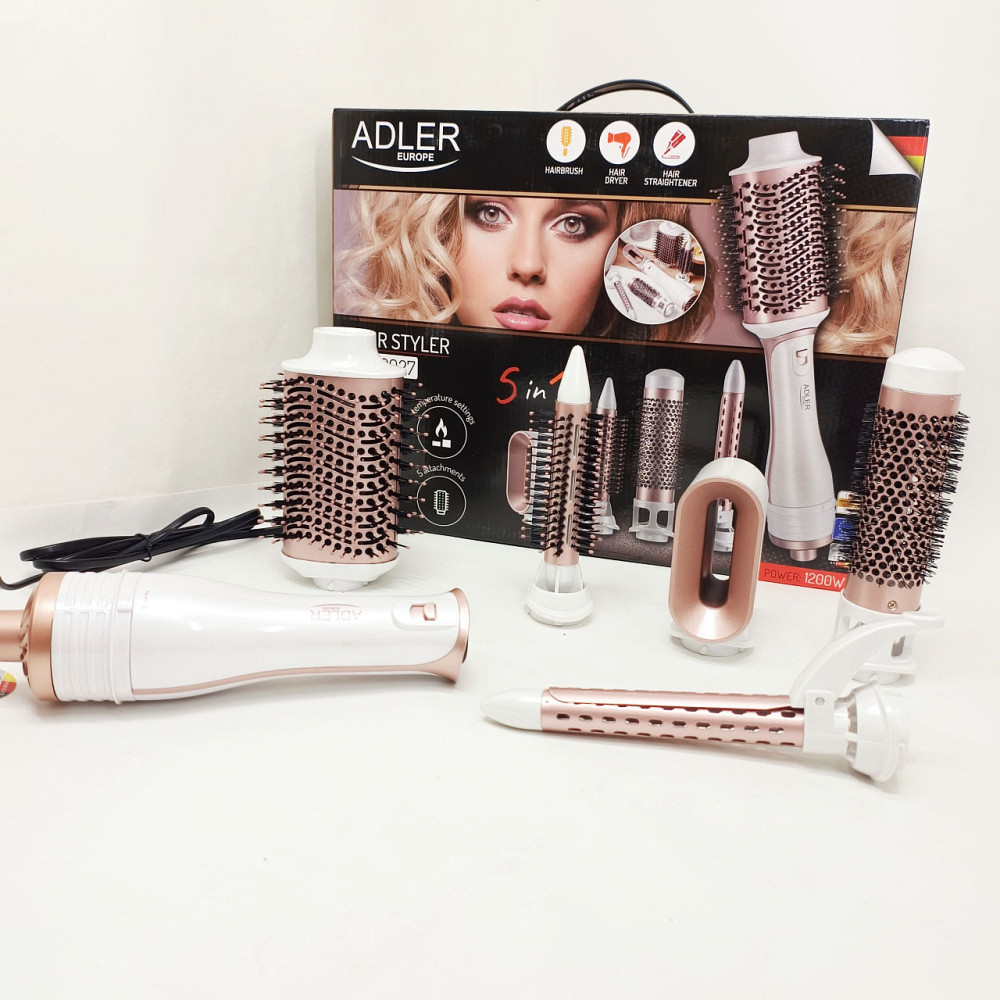 Многофункциональный фен щетка для волос, Фен с насадкой брашинг Электрический с диффузором PW-33 Львов - изображение 8