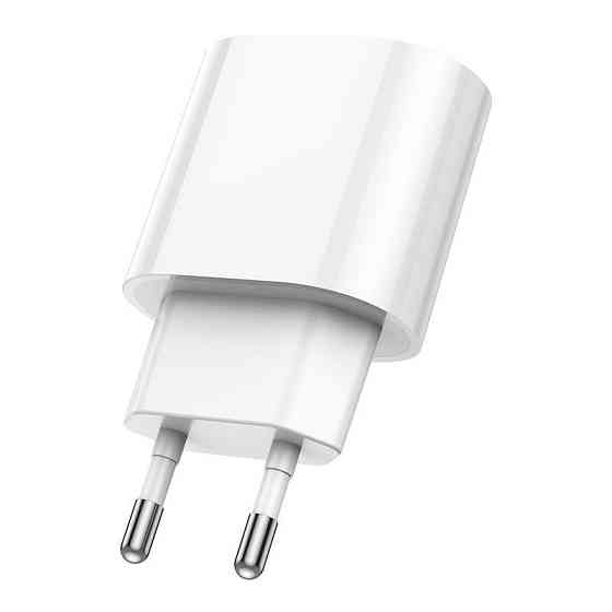 Адаптер мережевий Hoco C109A USB, QC, білий Винница