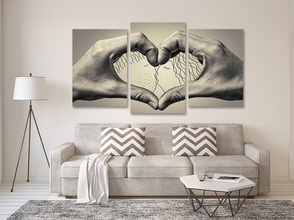 Модульная картина в гостиную / спальню    Закохані  Art-721_3 Киев - изображение 2