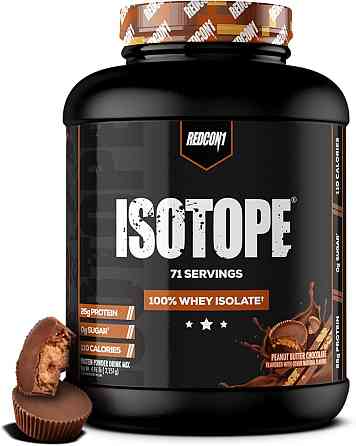 Протеин Redcon1 Isotope 100% Whey Isolate Protein 2251 г, Peanut Butter Chocolate Луцк